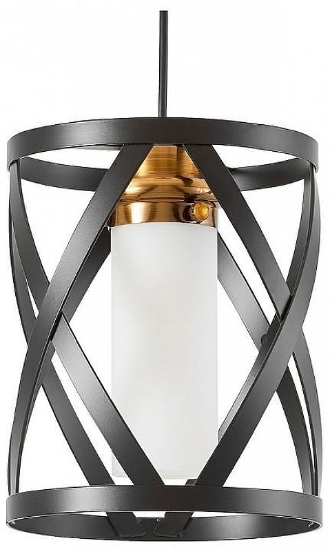 Подвесной светильник LUMINA DECO ASTILA LDP 1242-1 BK+MD цвет плафона/подвески Белый, цвет арматуры Черный