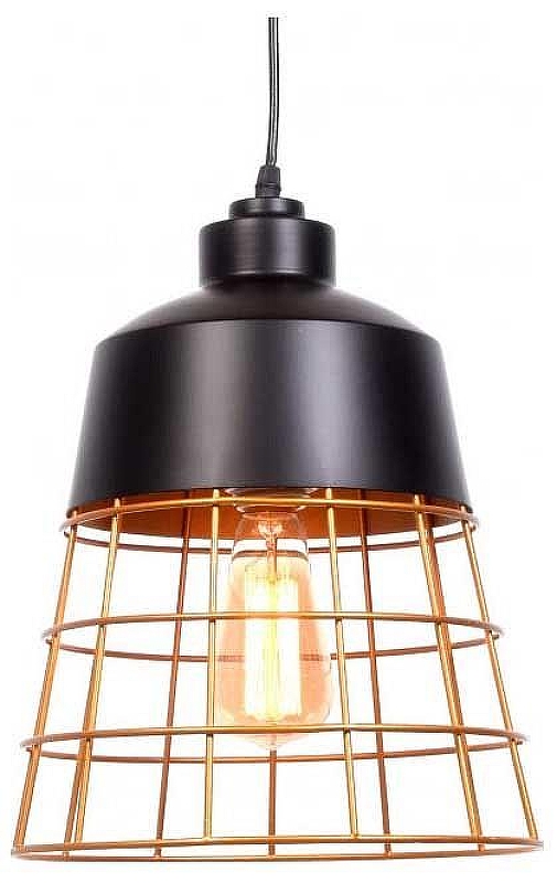 Подвесной светильник LUMINA DECO Bagsy LDP 7933 BK цвет плафона/подвески Золото, Черный, цвет арматуры Черный
