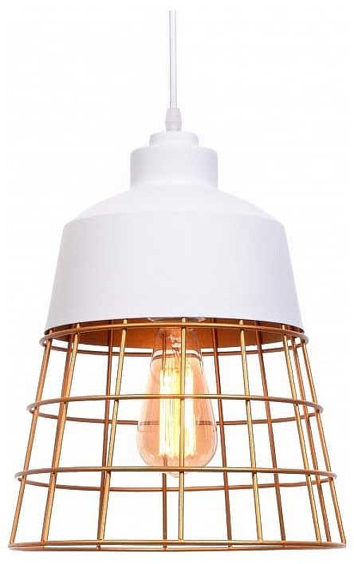 Подвесной светильник LUMINA DECO Bagsy LDP 7933 WT цвет плафона/подвески Белый, Золото, цвет арматуры Белый