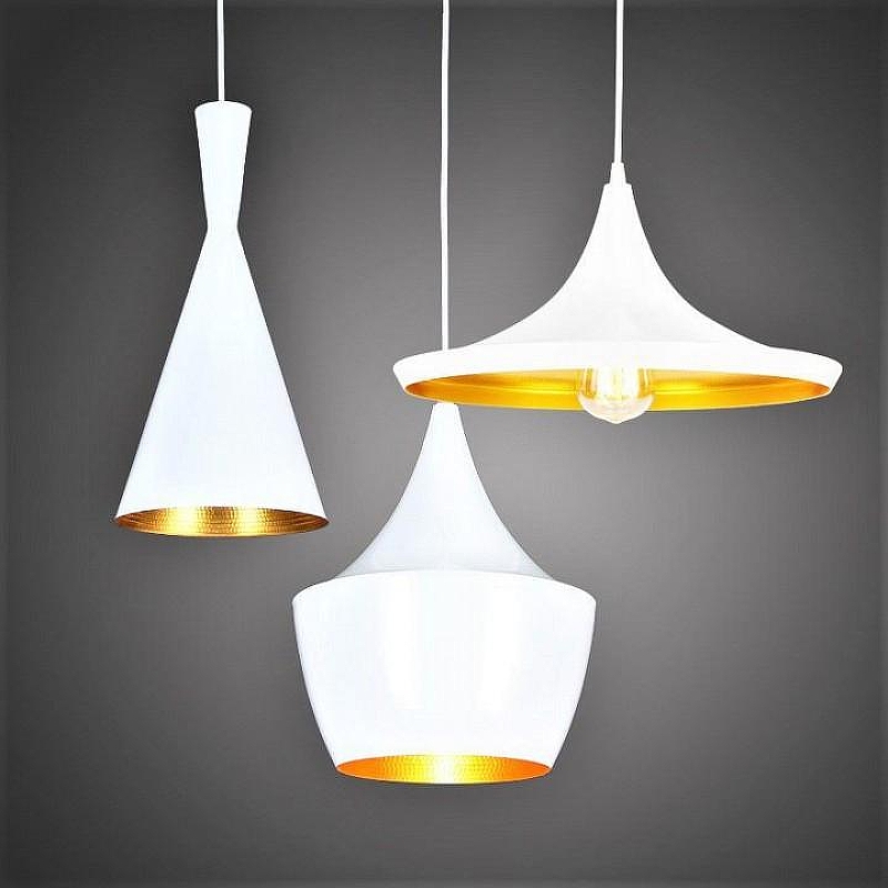 Подвесной светильник LUMINA DECO Foggi LDP 7712-3 WT цвет плафона/подвески Белый, Золото, цвет арматуры Белый