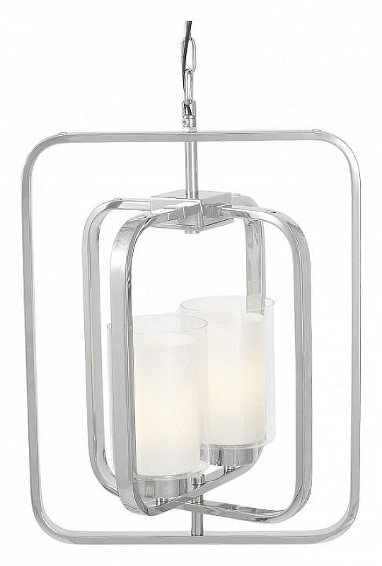 Подвесной светильник LUMINA DECO Indivia LDP 1238-2 CHR цвет плафона/подвески Прозрачный, цвет арматуры Хром