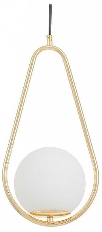 Подвесной светильник LUMINA DECO LDP 2103-1 GD цвет плафона/подвески Белый, цвет арматуры Золото
