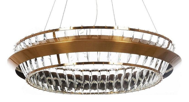 Подвесной светильник LUMINA DECO LDP 8021-600 MD цвет плафона/подвески Прозрачный, цвет арматуры Бронза