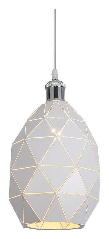 Подвесной светильник LUMINA DECO Pestico LDP 8038-220 WT+CHR цвет плафона/подвески Белый, цвет арматуры Белый