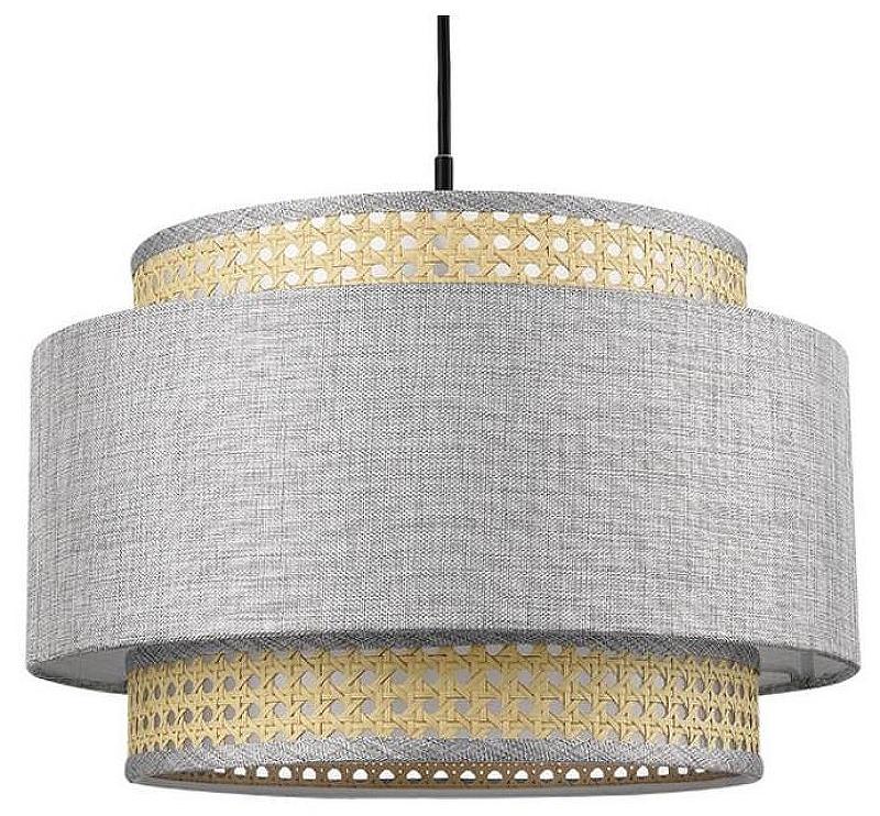 Подвесной светильник Lumion Launa 8043/1 цвет плафона/подвески Бежевый, Серый, цвет арматуры Черный