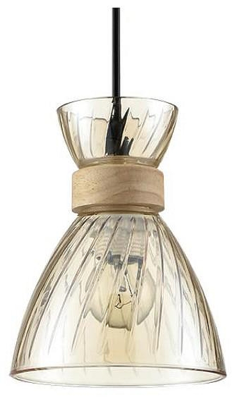 Подвесной светильник Lumion Mirabela 8051/1А цвет плафона/подвески Оранжевый, цвет арматуры Коричневый