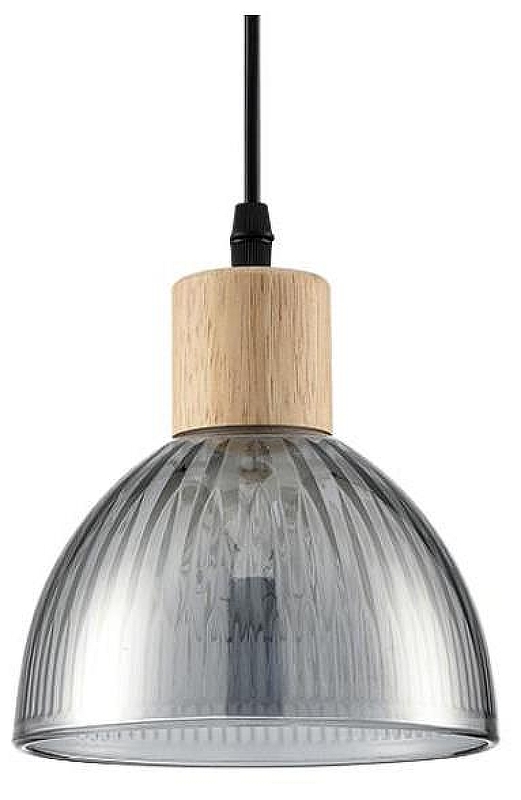 Подвесной светильник Lumion Natana 8053/1А цвет плафона/подвески Светло-серый, цвет арматуры Коричневый