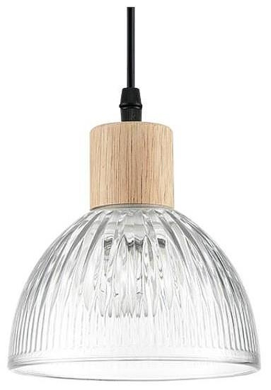 Подвесной светильник Lumion Natana 8055/1А цвет плафона/подвески Прозрачный, цвет арматуры Коричневый