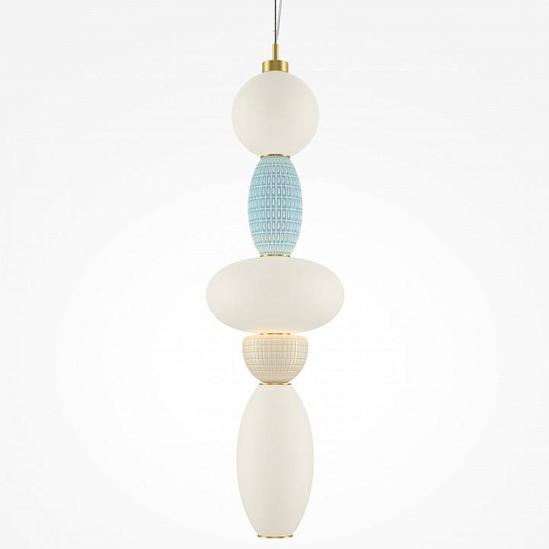 Подвесной светильник Maytoni Adore MOD297PL-L24BS3K1 цвет плафона/подвески Красный, Синий, Зеленый, цвет арматуры Латунь