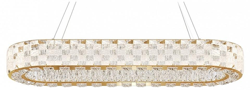 Подвесной светильник Maytoni Castello MOD336PL-L130G3K цвет плафона/подвески Прозрачный, цвет арматуры Золото