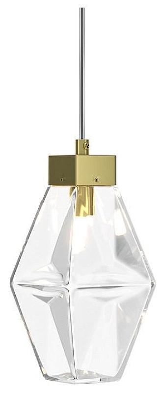 Подвесной светильник Maytoni Cocta1l t1me MOD325PL-01G цвет плафона/подвески Прозрачный, цвет арматуры Золото
