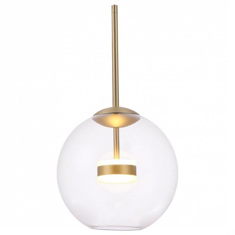 Подвесной светильник Maytoni Modern Cometa MOD055PL-L12G3K цвет плафона/подвески Прозрачный, цвет арматуры Золото