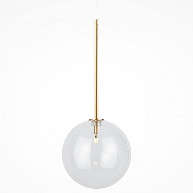 Подвесной светильник Maytoni Mood MOD172PL-01BS цвет плафона/подвески Прозрачный, цвет арматуры Латунь