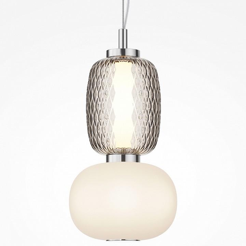 Подвесной светильник Maytoni Pattern MOD267PL-L18CH3K цвет плафона/подвески Белый, Серый, цвет арматуры Хром