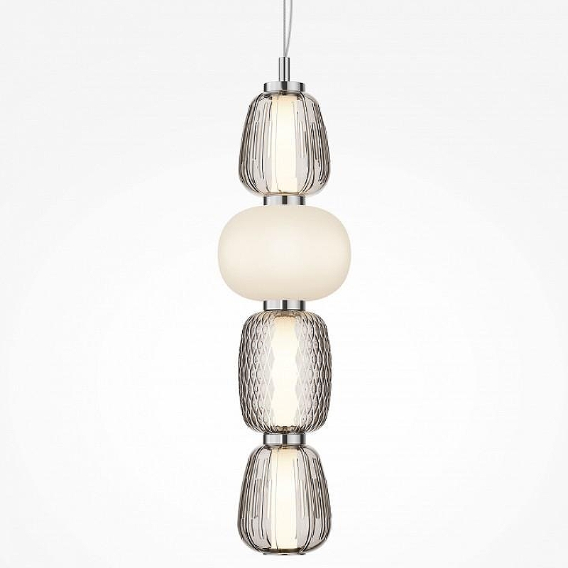 Подвесной светильник Maytoni Pattern MOD267PL-L32CH3K цвет плафона/подвески Белый, Серый, цвет арматуры Хром