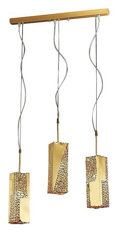 Подвесной светильник MM Lampadari Forme 6793/3 V0197 цвет плафона/подвески Золото, цвет арматуры Золото