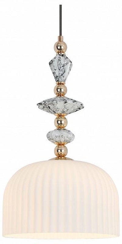 Подвесной светильник Moderli Charm V11175-1P цвет плафона/подвески Белый, цвет арматуры Белый, Золото, Черный