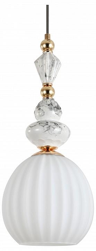 Подвесной светильник Moderli Charm V11176-1P цвет плафона/подвески Белый, цвет арматуры Белый, Золото, Черный