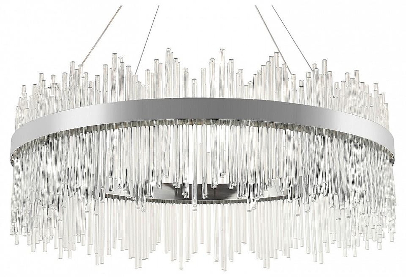 Подвесной светильник Natali Kovaltseva INNOVATION STYLE 83161 цвет плафона/подвески Прозрачный, цвет арматуры Хром