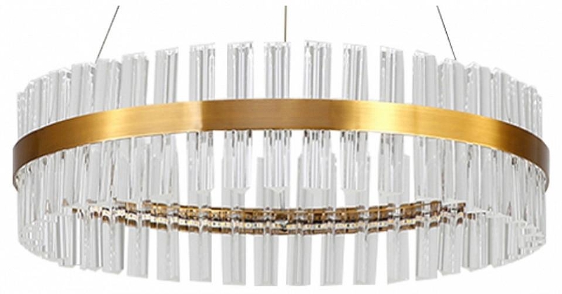 Подвесной светильник Natali Kovaltseva Innovation style INNOVATION STYLE 83010 цвет плафона/подвески Прозрачный, цвет арматуры Золото