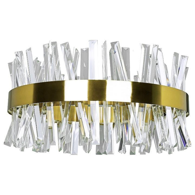 Подвесной светильник Natali Kovaltseva Innovation Style INNOVATION STYLE 83047 цвет плафона/подвески Прозрачный, цвет арматуры Золото
