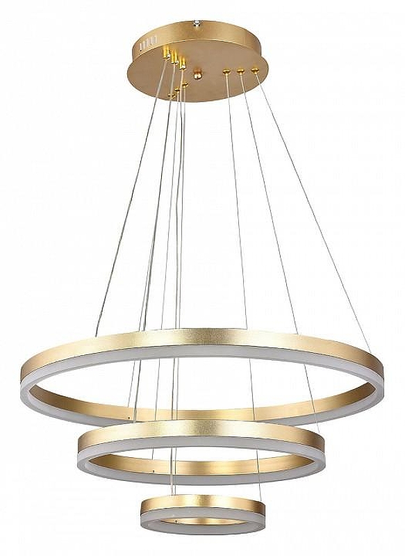 Подвесной светильник Natali Kovaltseva OREOL LED LAMPS 81279 цвет плафона/подвески Белый, Черный, цвет арматуры Черный