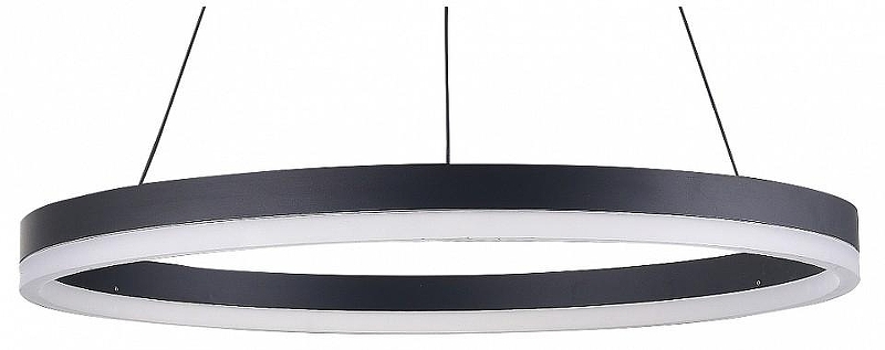 Подвесной светильник Natali Kovaltseva Oreol LED LAMPS 81295 цвет плафона/подвески Белый, цвет арматуры Черный