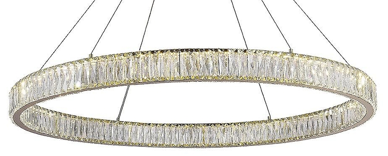 Подвесной светильник Newport 8240 8240/100 gold цвет плафона/подвески Прозрачный, цвет арматуры Золото