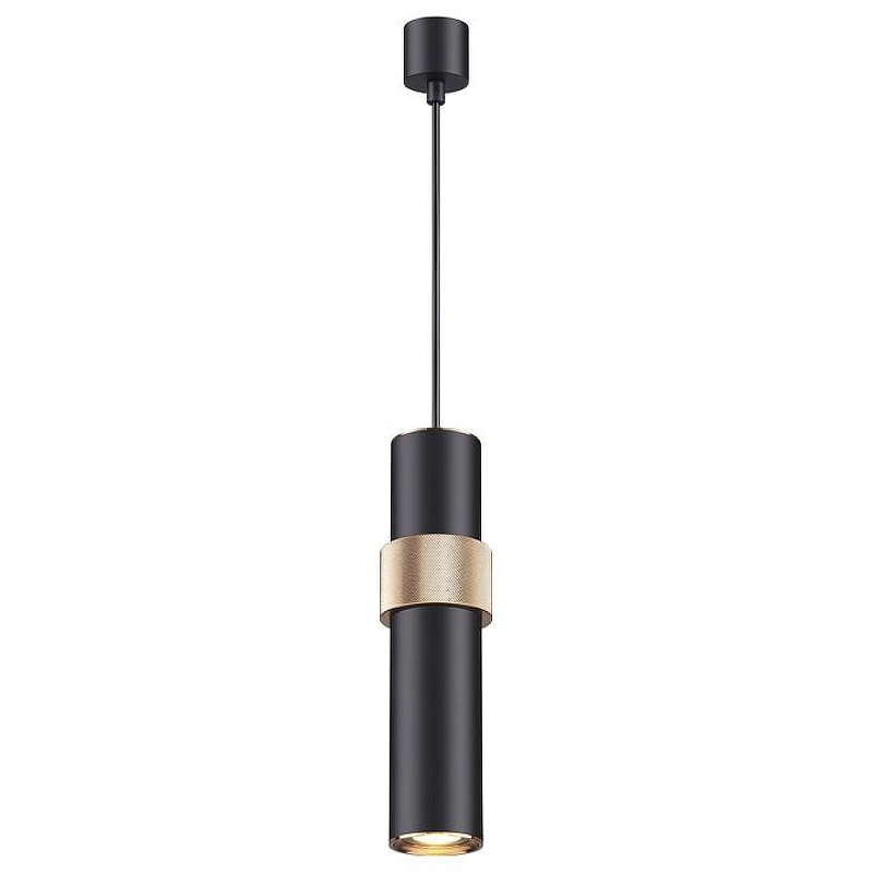 Подвесной светильник Odeon Light Afra 4738/5L цвет плафона/подвески Черный, Золото, цвет арматуры Черный