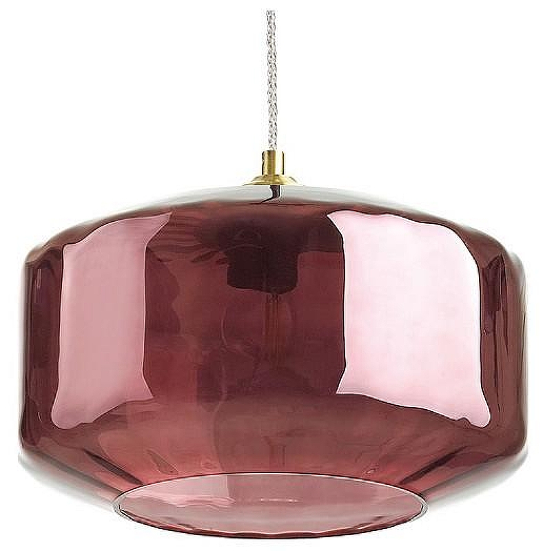 Подвесной светильник Odeon Light B1nga 4782/1 цвет плафона/подвески Красный, цвет арматуры Бронза