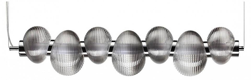 Подвесной светильник Odeon Light Bruco 5096/24L цвет плафона/подвески Светло-серый, цвет арматуры Хром