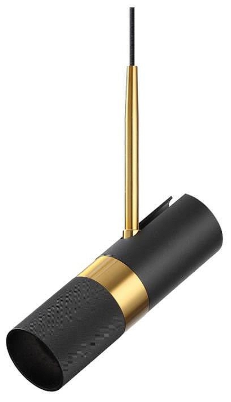 Подвесной светильник Odeon Light Bullet 4356/1 цвет плафона/подвески Черный, цвет арматуры Золото, Черный