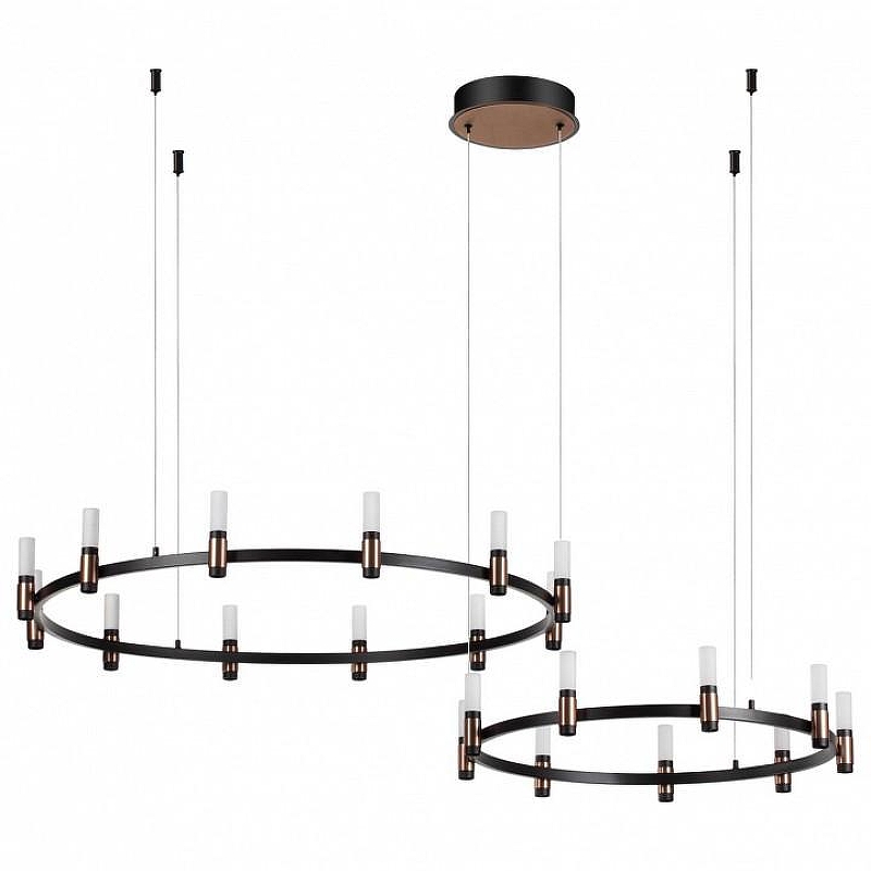 Подвесной светильник Odeon Light Candel 5009/98LA цвет плафона/подвески Белый, цвет арматуры Черный