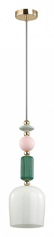 Подвесной светильник Odeon Light Candy 4861/1 цвет плафона/подвески Белый, цвет арматуры Золото