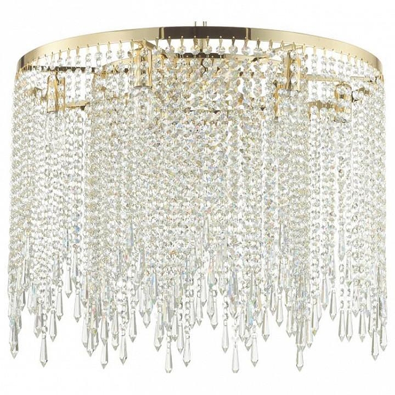 Подвесной светильник Odeon Light Chokka 5028/9 цвет плафона/подвески Прозрачный, цвет арматуры Золото