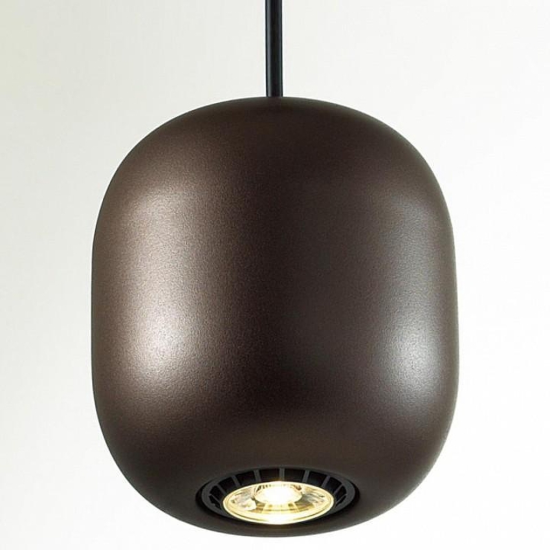 Подвесной светильник Odeon Light Cocoon 5060/1DA цвет плафона/подвески Коричневый, цвет арматуры Черный