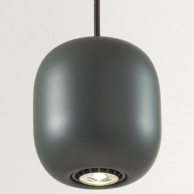 Подвесной светильник Odeon Light Cocoon 5060/1EA цвет плафона/подвески Зеленый, цвет арматуры Черный
