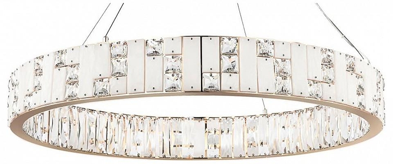 Подвесной светильник Odeon Light Crossa 5072/100L цвет плафона/подвески Белый, Прозрачный, цвет арматуры Золото
