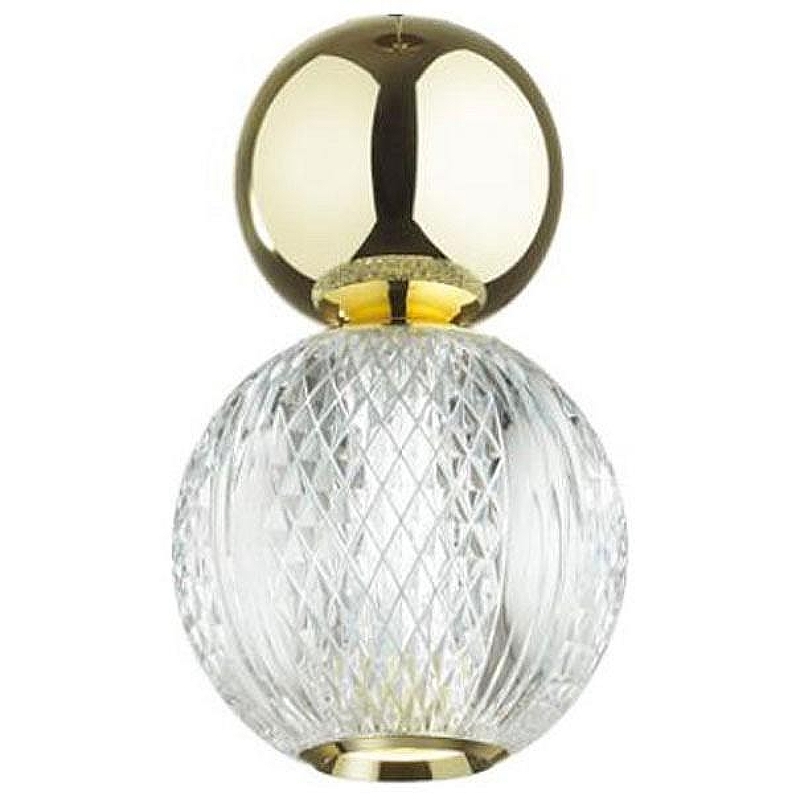 Подвесной светильник Odeon Light Crystal 1 5008/7L цвет плафона/подвески Прозрачный, цвет арматуры Золото