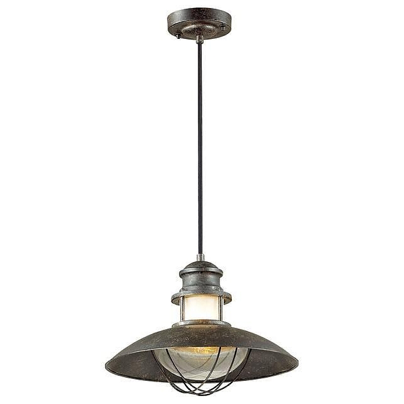 Подвесной светильник Odeon Light Dante 4164/1 цвет плафона/подвески Прозрачный, цвет арматуры Коричневый