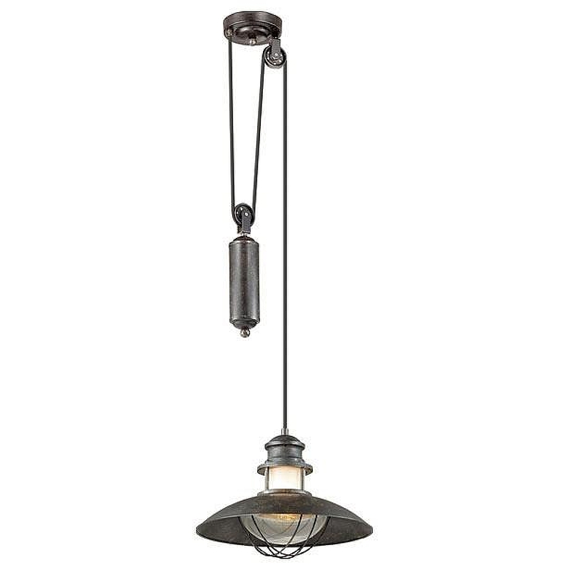 Подвесной светильник Odeon Light Dante 4164/1A цвет плафона/подвески Прозрачный, цвет арматуры Коричневый