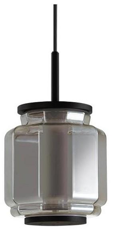 Подвесной светильник Odeon Light Jam 5408/5L цвет плафона/подвески Светло-серый, цвет арматуры Черный