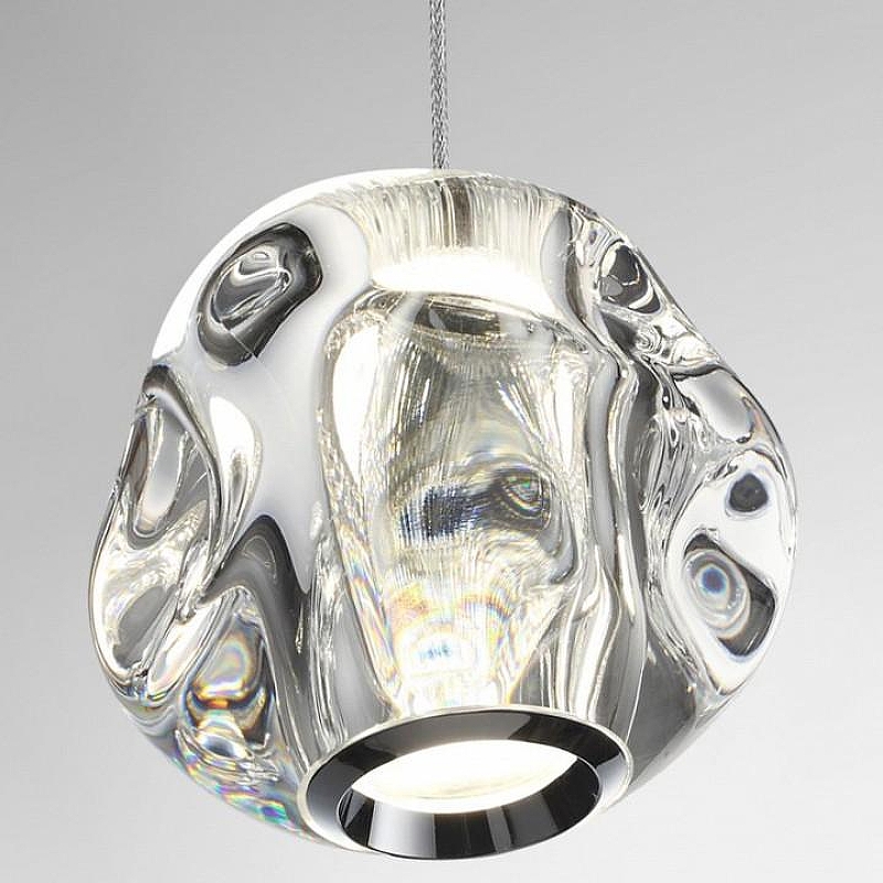 Подвесной светильник Odeon Light Jemstone 5084/5L цвет плафона/подвески Прозрачный, цвет арматуры Хром