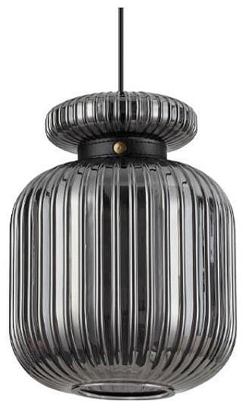Подвесной светильник Odeon Light Jug1 5042/1B цвет плафона/подвески Светло-серый, цвет арматуры Черный