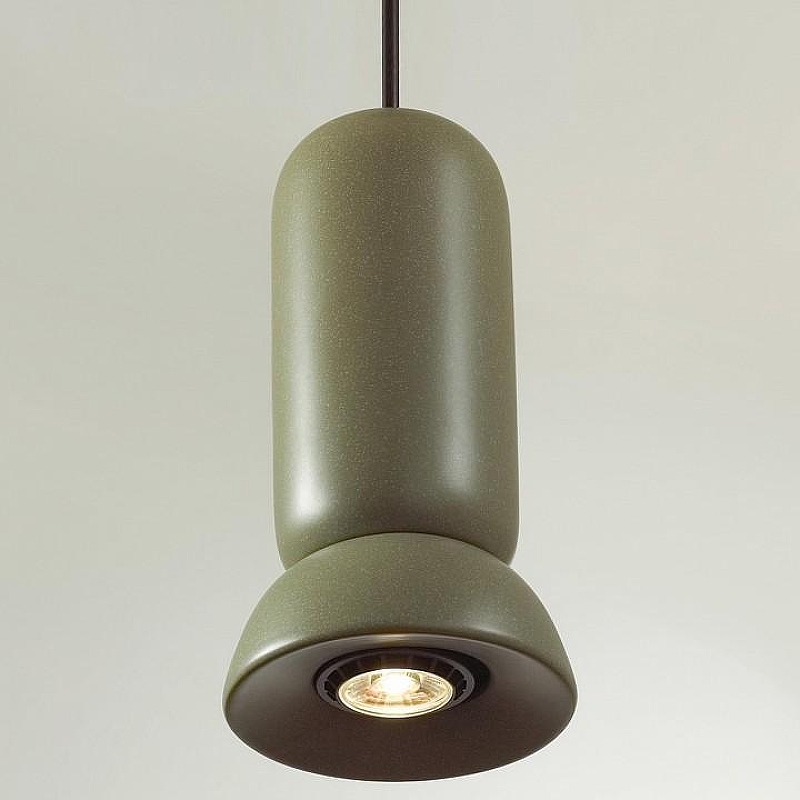 Подвесной светильник Odeon Light Kerama 5054/1B цвет плафона/подвески Зеленый, цвет арматуры Черный