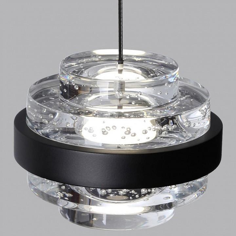 Подвесной светильник Odeon Light Klot 5031/6L цвет плафона/подвески Прозрачный, цвет арматуры Черный