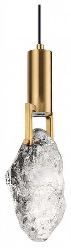 Подвесной светильник Odeon Light L1a 4372/5L цвет плафона/подвески Прозрачный, цвет арматуры Бронза