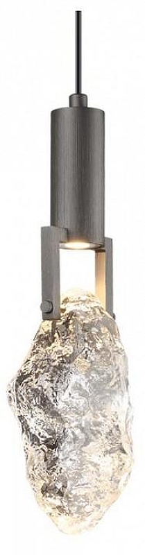 Подвесной светильник Odeon Light L1a 6695/5L цвет плафона/подвески Прозрачный, цвет арматуры Черный