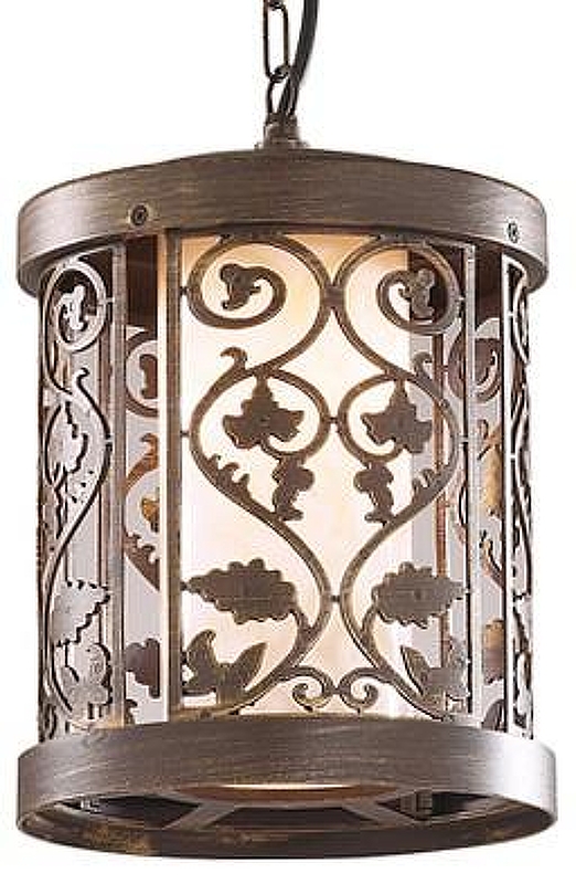 Подвесной светильник Odeon Light Lagra 2286/1 цвет плафона/подвески Белый, Коричневый, цвет арматуры Коричневый