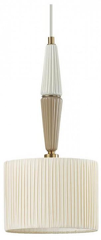 Подвесной светильник Odeon Light Latte 5403/1 цвет плафона/подвески Бежевый, цвет арматуры Бежевый, Бронза